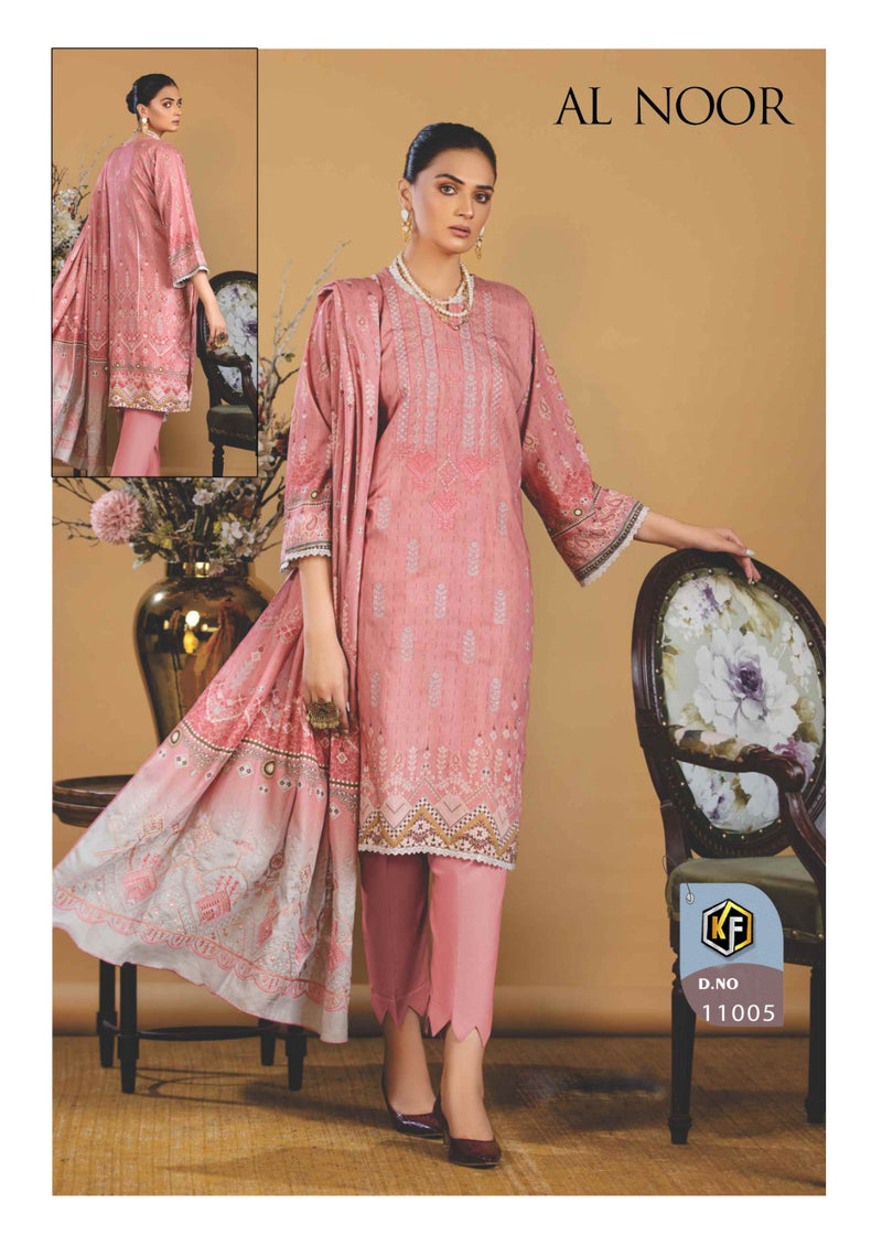 Keval Fab Al Noor Vol 11 Heavy Cotton Print Karachi Printed Designer Salwar Kameez