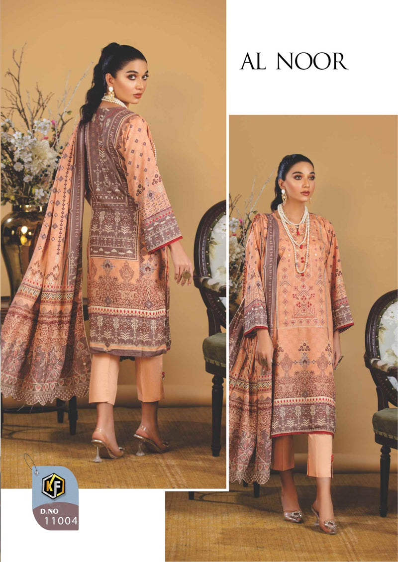 Keval Fab Al Noor Vol 11 Heavy Cotton Print Karachi Printed Designer Salwar Kameez