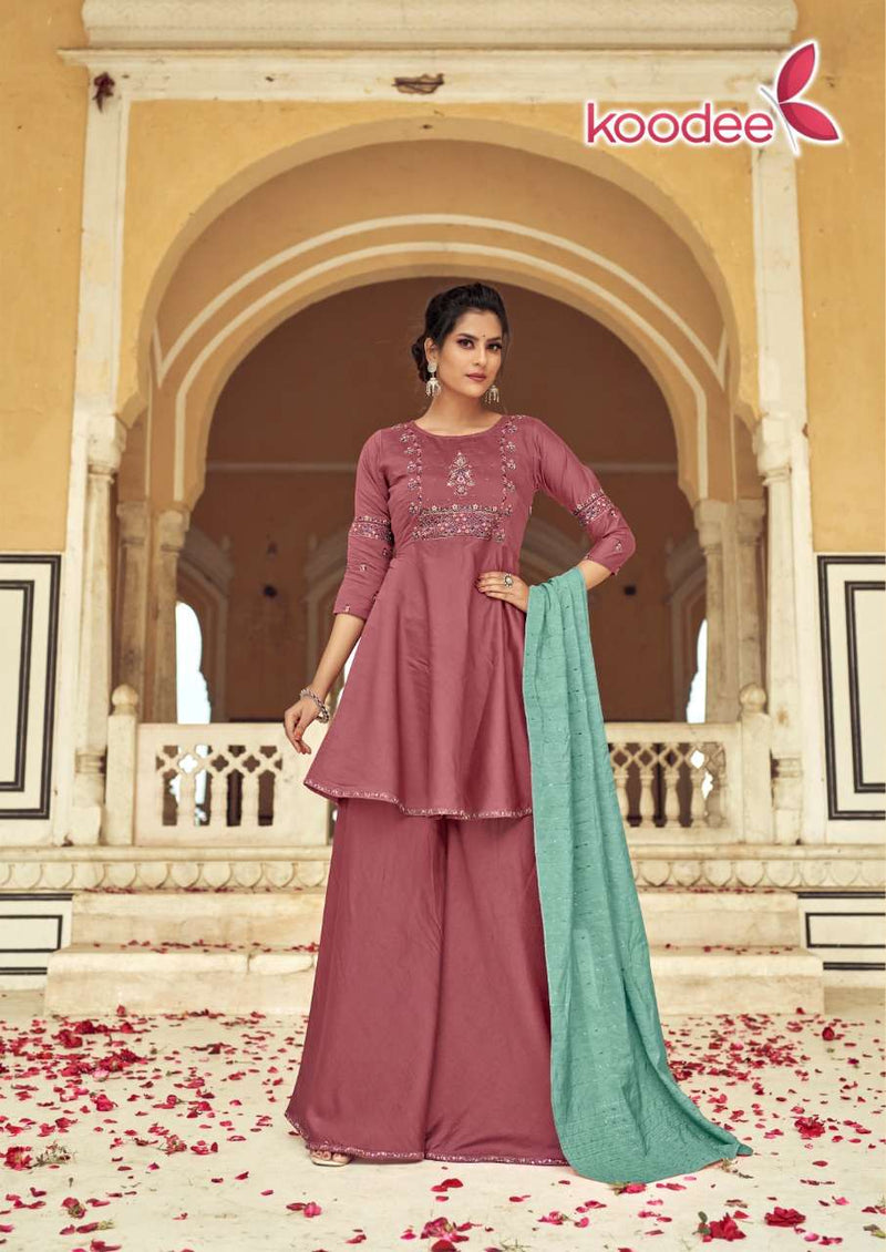 Koodee Fashion Albeli Vol 1 Modal silk  Peplum Style Festive Wear Beautiful Designer Kurtis