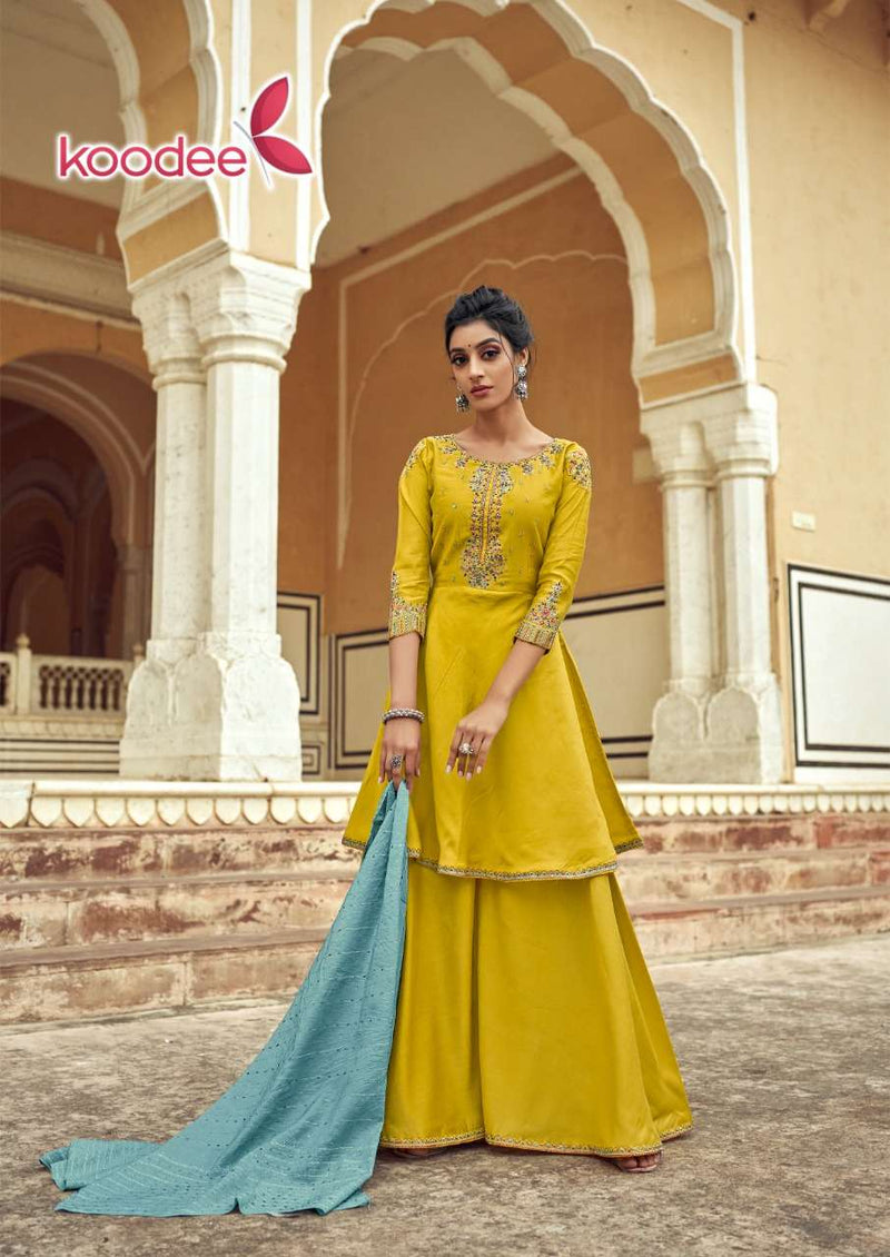 Koodee Fashion Albeli Vol 1 Modal silk  Peplum Style Festive Wear Beautiful Designer Kurtis