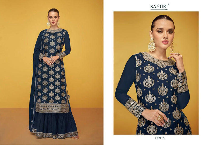 Sayuri Designer Aleena Georgette Heavy Embroidery Work Designer Partywear Kurti