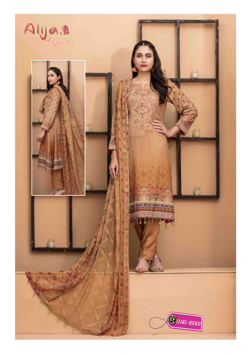 Keval Fab Alija B Vol 16 Cotton Printed Party Wear Salwar Suits