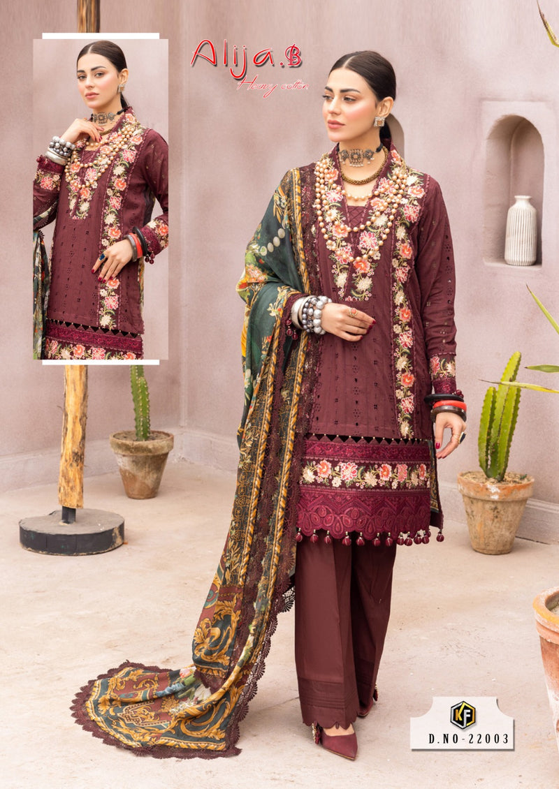 Keval Fab Alija B Vol 22 Cotton Karachi Printed Designer Salwar Kameez