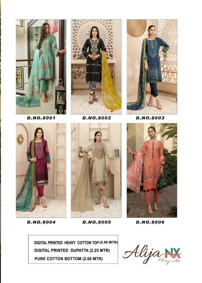 Keval Fabs Alija Nx Pure Cotton With Fancy Printed Work Stylish Designer Party wear Salwar Kameez