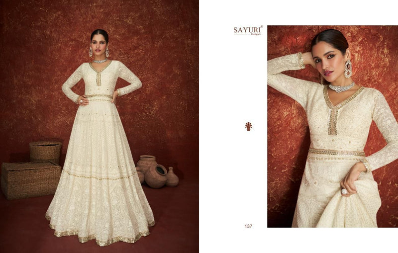 Sayuri Designer Ameera Georgette Designer Ready Made Wedding Wear Salwar Suits