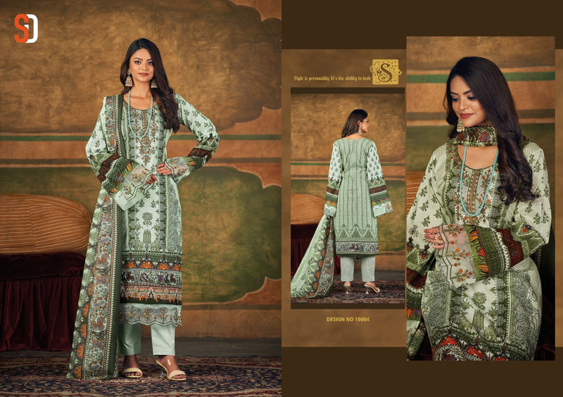 Sharaddha Amira Pure Cotton With Heavy Printed Work Stylish Designer Pakistani Fancy Salwar Kameez