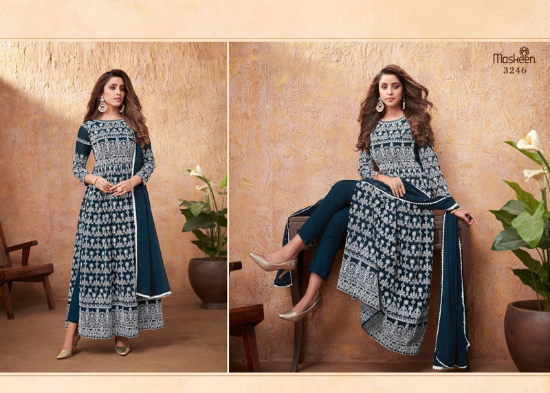 Maskeenji Anadia Georgette With Beautiful Attractive Look Stylish Designer Party Wear Long Kurti