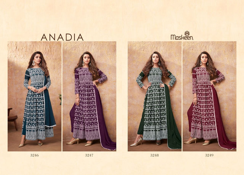 Maskeenji Anadia Georgette With Beautiful Attractive Look Stylish Designer Party Wear Long Kurti