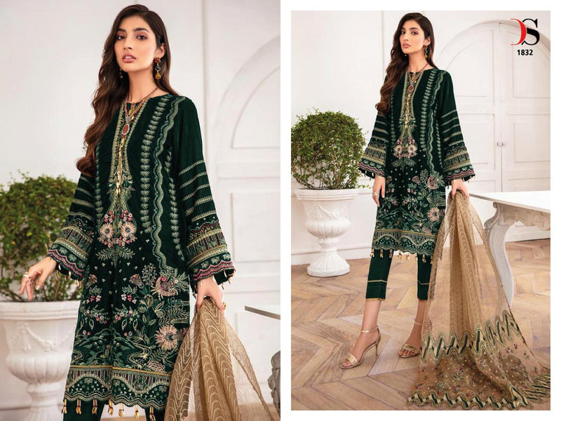 Deepsy Suit Anaya 2 Velvet With Heavy Embroidery Work Stylish Designer Pakistani Party Wear Salwar Kameez