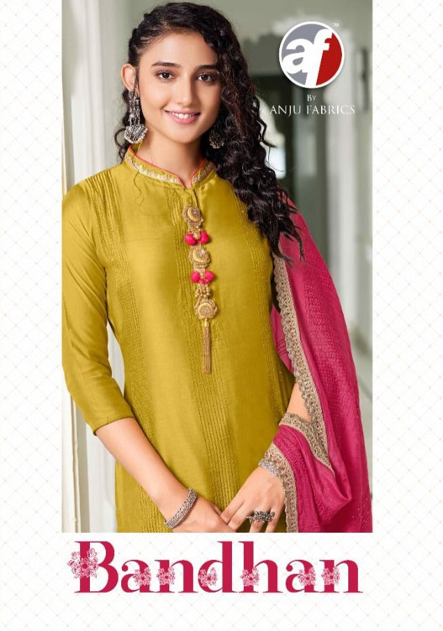 Anuj Fabric Bandhan Pure Viscose Kurti Stylish Wear