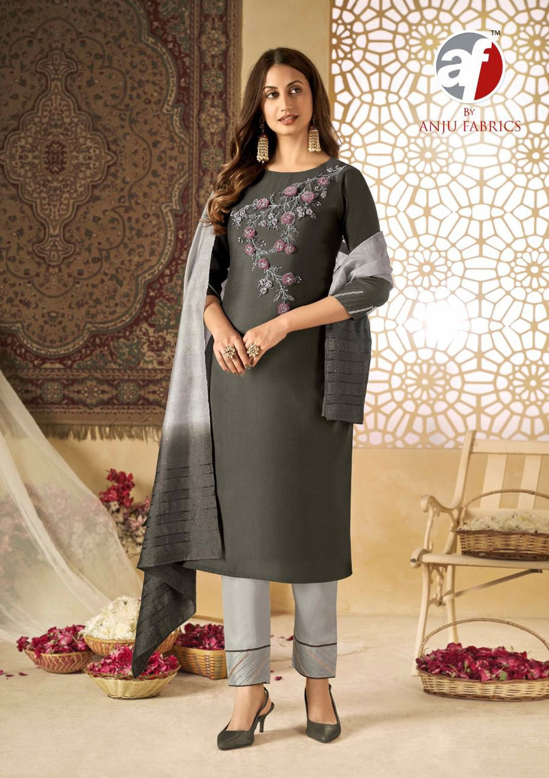 Anju Fabrics Shararat Vol 2 Viscose Modal Festive Wear Stylish  Embroidered  Kurtis