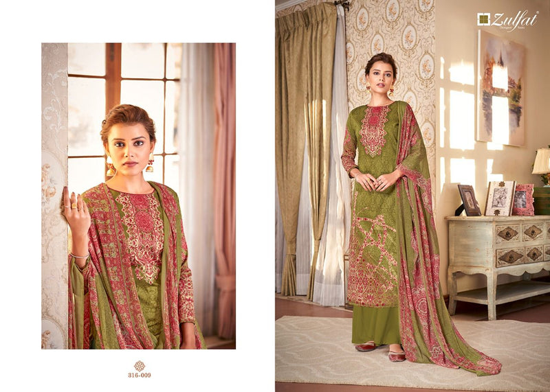 Zulfat Designer Suits Antara Jam Cotton Digital Printed Festive Wear Salwar Kameez