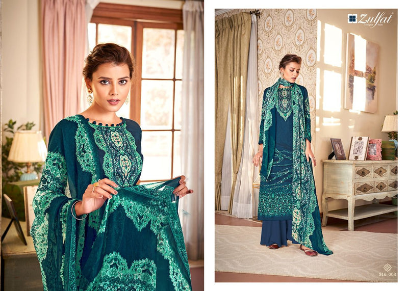 Zulfat Designer Suits Antara Jam Cotton Digital Printed Festive Wear Salwar Kameez