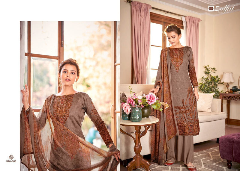 Zulfat Designer Suits Antara Jam Cotton Digital Printed Festive Wear Salwar Kameez