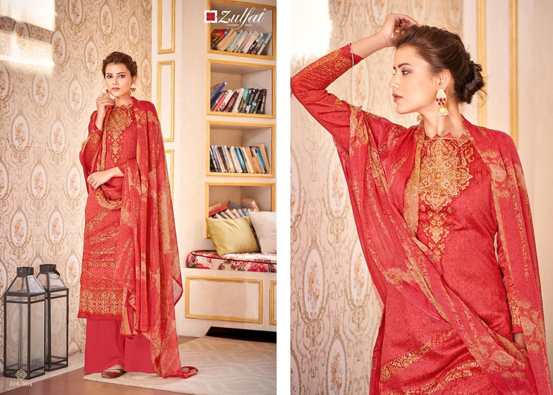 Zulfat Designer Suits Antara Jam Cotton Digital Printed Festive Wear Salwar Kameez