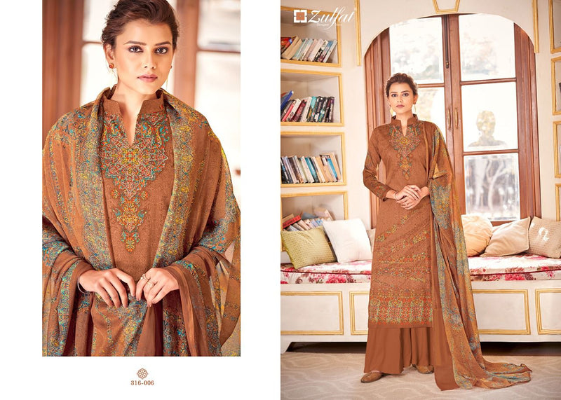 Zulfat Designer Suits Antara Jam Cotton Digital Printed Festive Wear Salwar Kameez