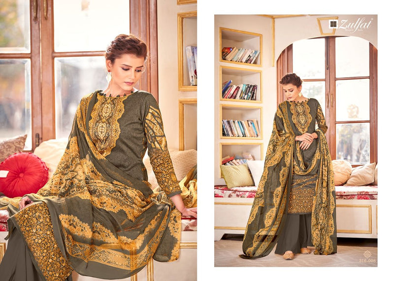 Zulfat Designer Suits Antara Jam Cotton Digital Printed Festive Wear Salwar Kameez