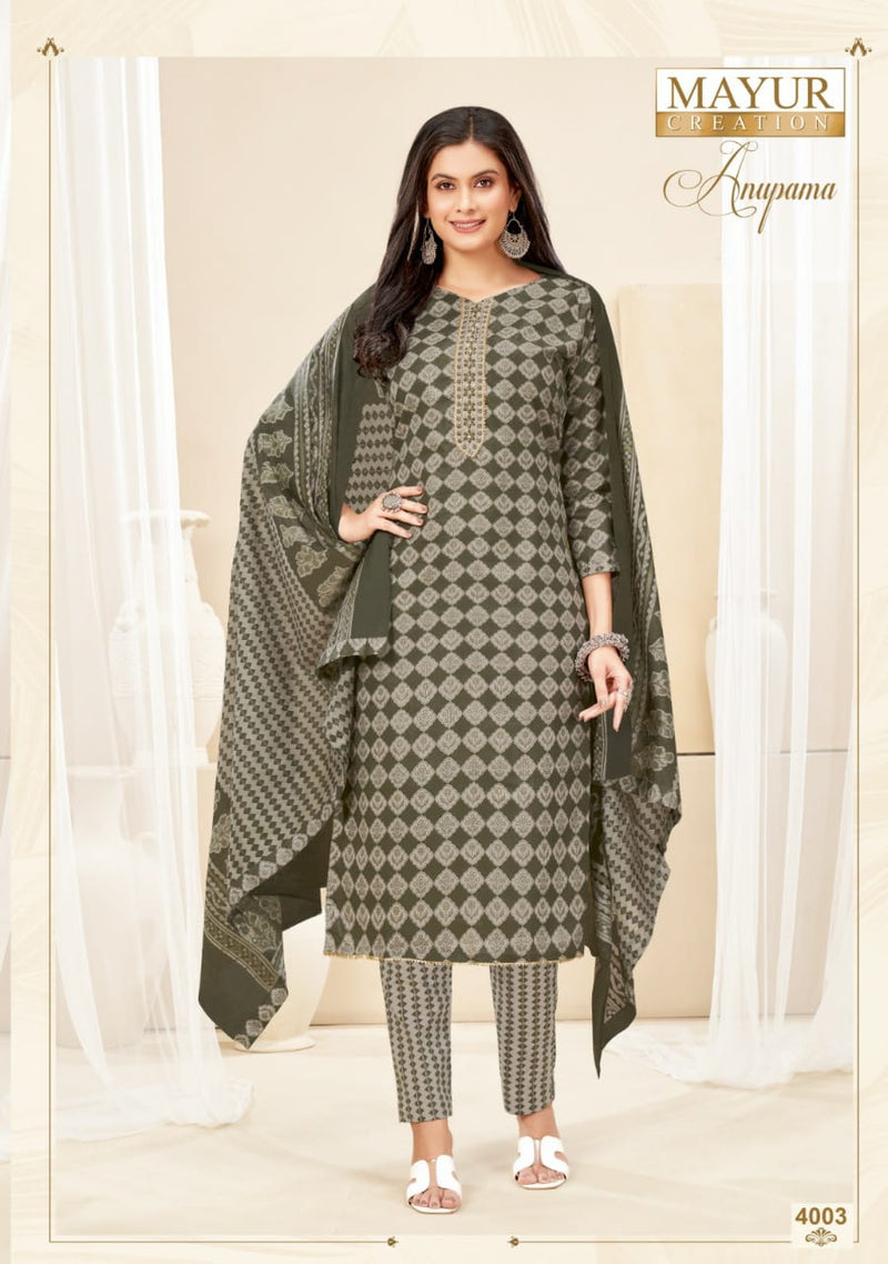 Mayur Creation Anupama Vol 4 Lawn Cotton Fancy Designer Salwar Kameez