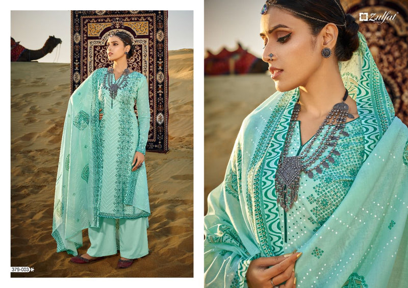 Zulfat Designer Suits Aparna Cotton Printed Party Wear Salwar Kameez