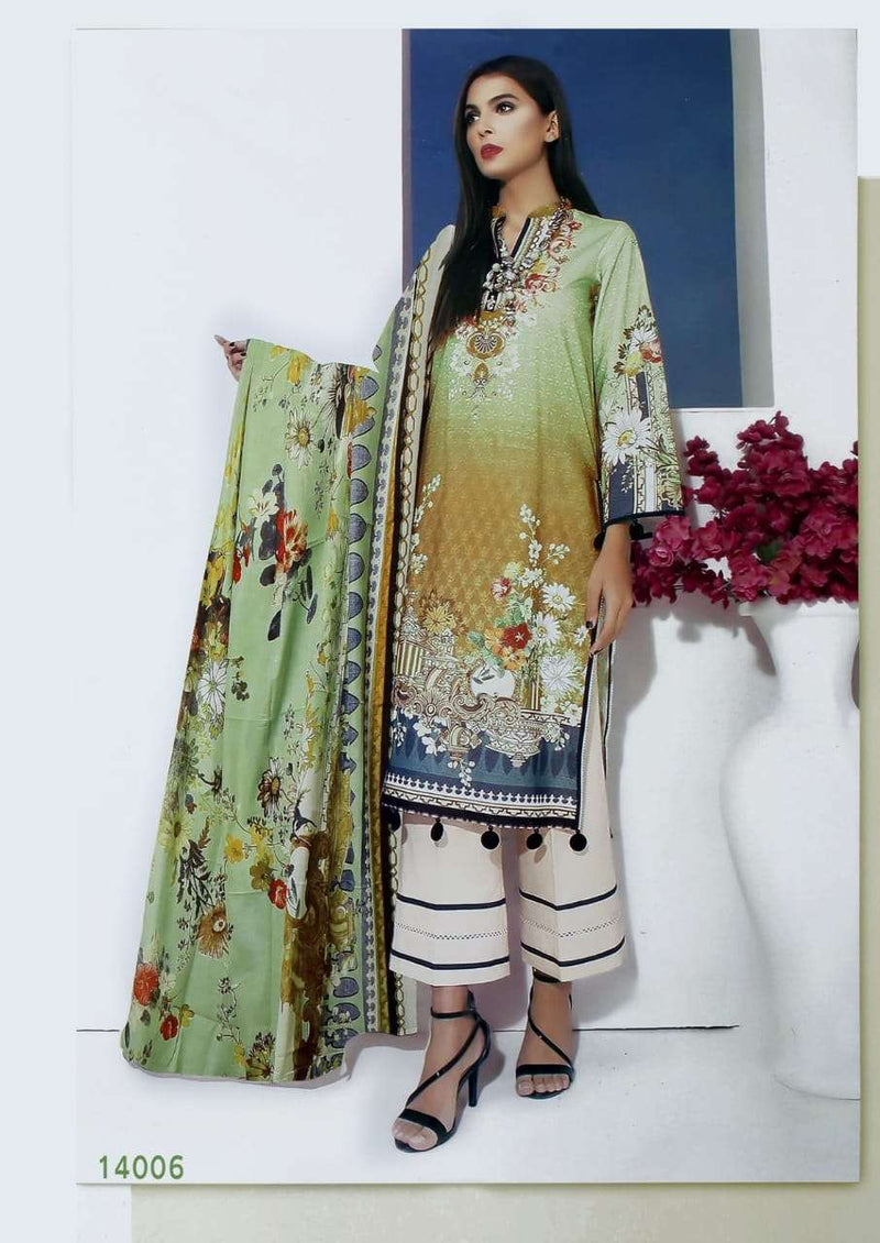 Apna Cotton Aaliya Vol 14 Pure Cotton Heavy Wedding Wear Salwar Suits With Karachi Print