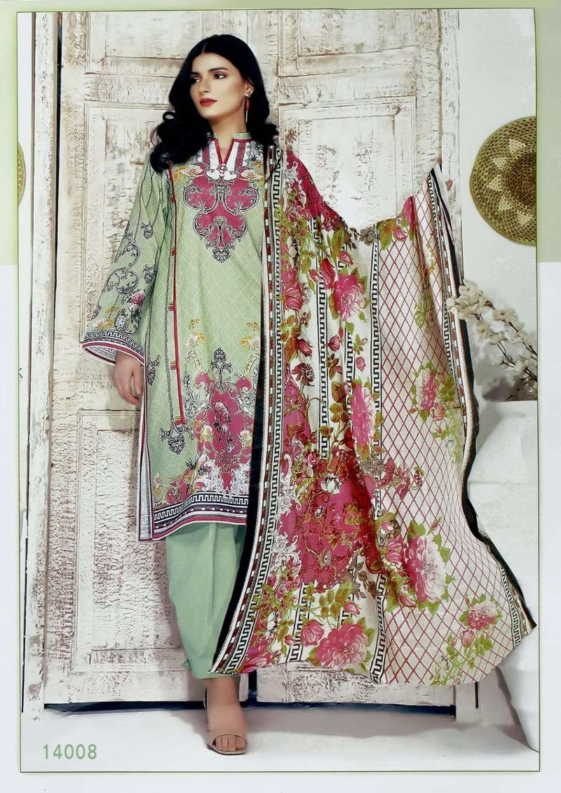 Apna Cotton Aaliya Vol 14 Pure Cotton Heavy Wedding Wear Salwar Suits With Karachi Print