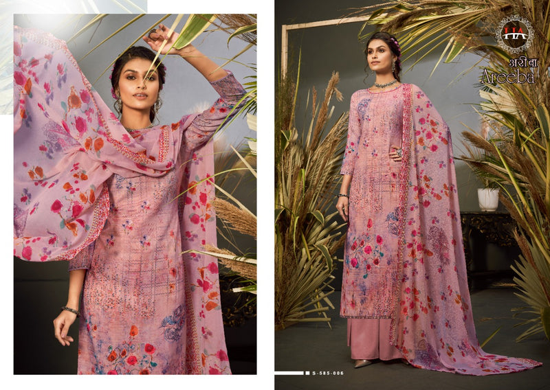 Harshit Fashion Hub Areeba Cotton Fancy Stylish Party Wear Salwar Kameex With Beautiful Digital Prints