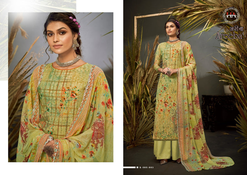 Harshit Fashion Hub Areeba Cotton Fancy Stylish Party Wear Salwar Kameex With Beautiful Digital Prints