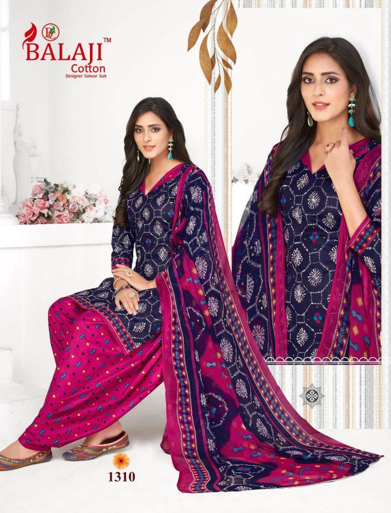 Balaji Cotton Arnika Vol 13 Cotton Printed Patiyala Style Festive Wear Salwar Suits