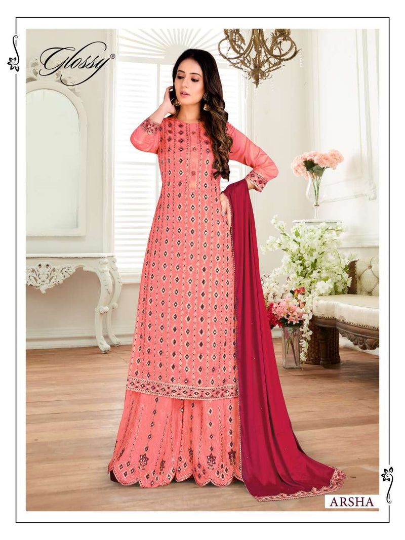 Chiffon salwar hot sale suit designs