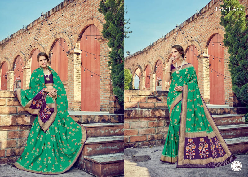 Aaloki Launch By Takhshya Silk With Fancy Printed Exclusive Traditional Wear Designer Sarees