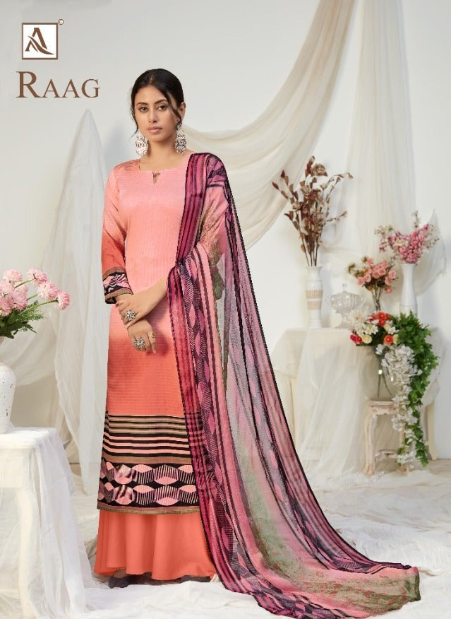 Alok Suit Raag Pure Jam Digital Style Print Fancy Designer Salwar kameez