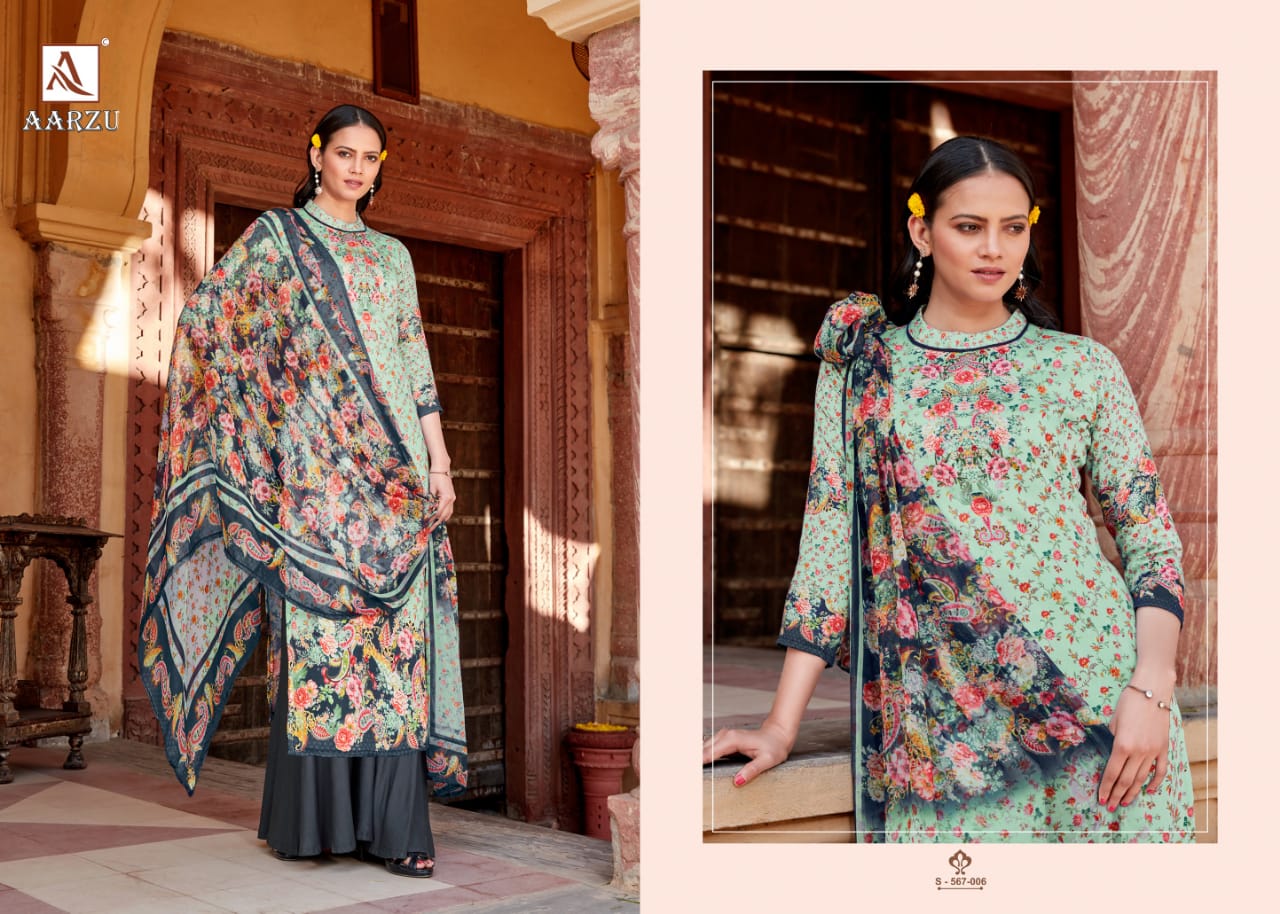 Alok Suits Launch Aarzu Jam Cotton Digital Print With Diamond Work Exclusive Pakistani Salwar Kameez