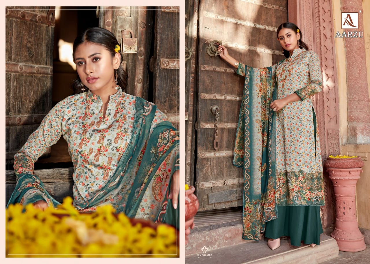 Alok Suits Launch Aarzu Jam Cotton Digital Print With Diamond Work Exclusive Pakistani Salwar Kameez