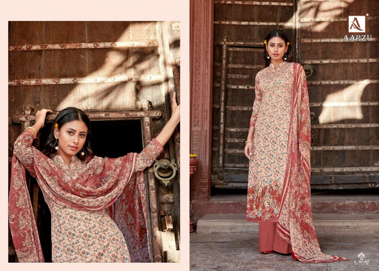 Alok Suits Launch Aarzu Jam Cotton Digital Print With Diamond Work Exclusive Pakistani Salwar Kameez