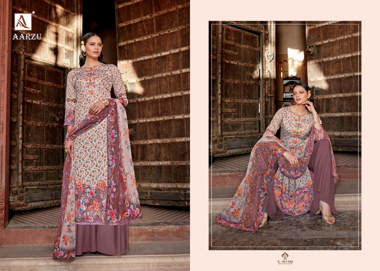 Alok Suits Launch Aarzu Jam Cotton Digital Print With Diamond Work Exclusive Pakistani Salwar Kameez