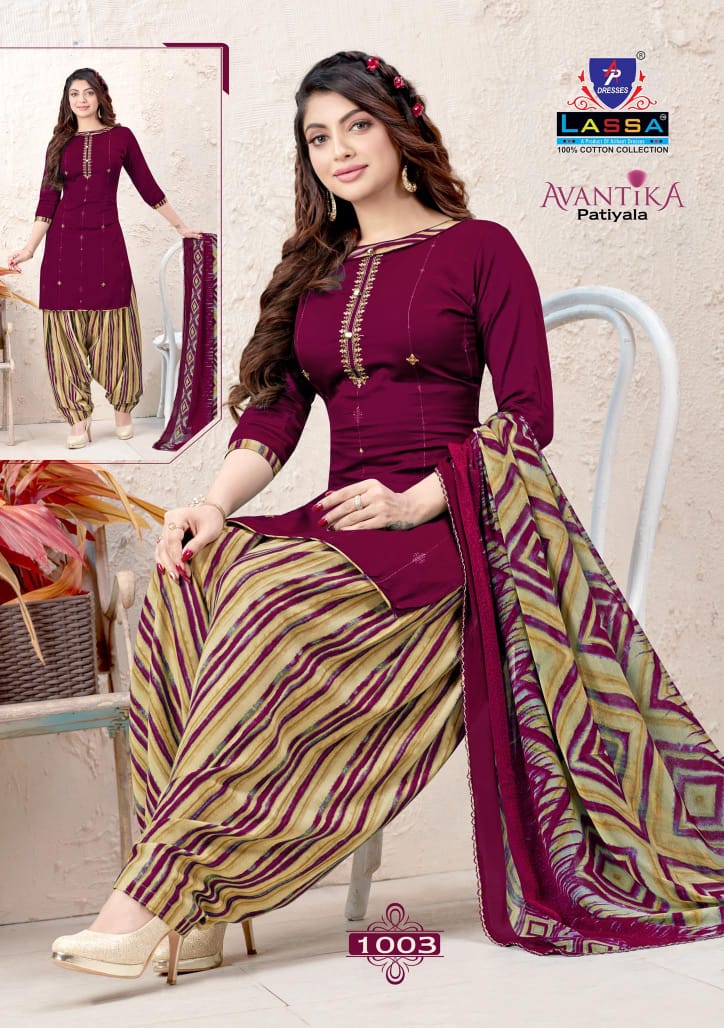 Arihant Cotton Avantika Patiyala Pure Cotton Dailywear Salwar Kameez