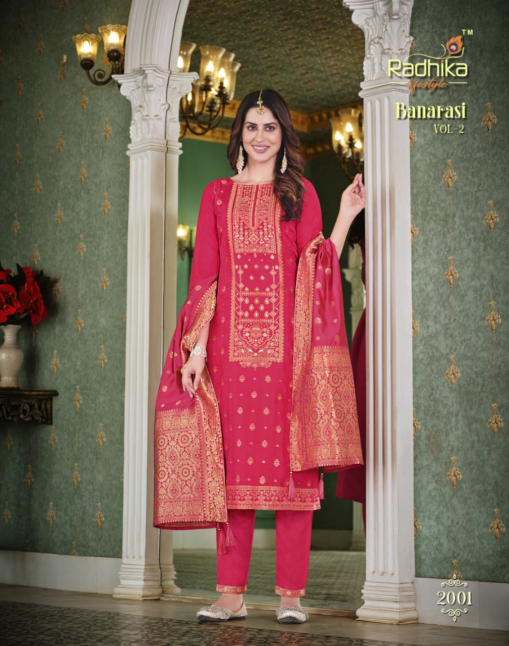 Radhika Lifestyle Banarasi Vol 2 Silk With Beautiful Work Stylish Designer Festive Wear Salwar Kameez