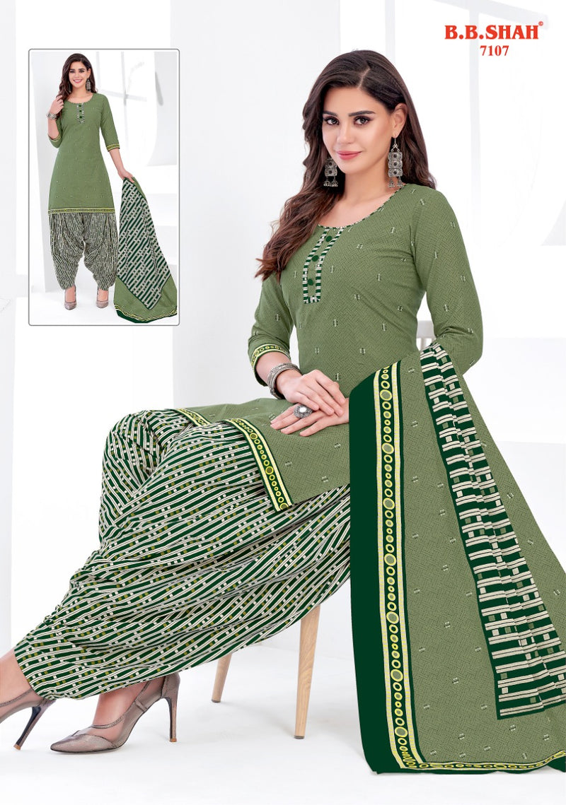 B B Shah Launch Nayraa Vol 1 Pure Cotton Printed Patiyala Style Designer Regular Wear Salwar Kameez