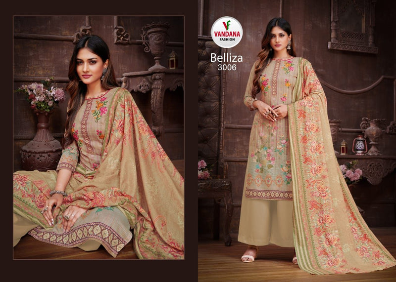 Vandana Fashion Belliza Vol 3 Cotton Digital Printed Festive Wear Salwar Suits