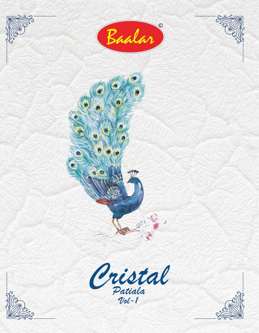 Baalar Cristal Patiyala Vol 1 Pure Cotton Casual Daily Wear Salwar Kameez