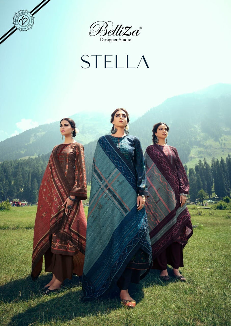 Belliza Designer Studio Stella Pashmina With Digital Print Salwar Suit