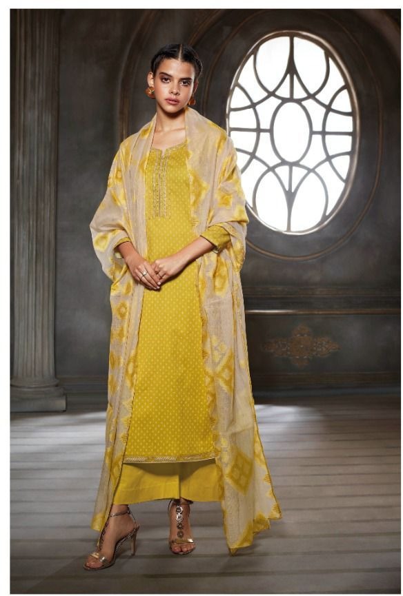 Ganga Suit Caleo  Stylish Embroidery Designer Salwar Suit