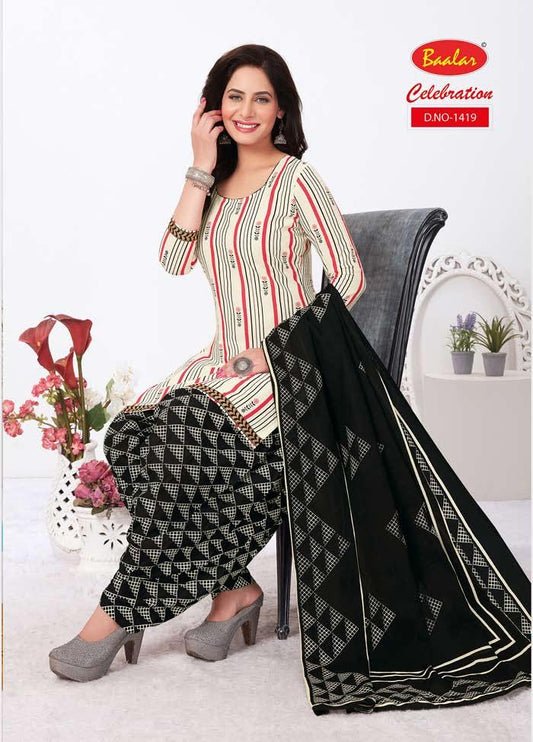 Baalar Celebration Remix Vol 3 Cotton Causal Wear Salwar Suit