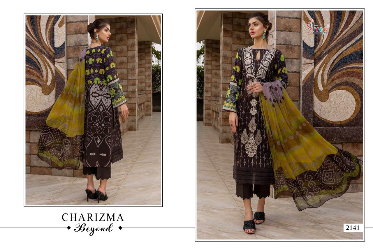 Shree Fabs Charizma Beyond Cotton Printed Pakistani Style Party Wear Salwar Suits