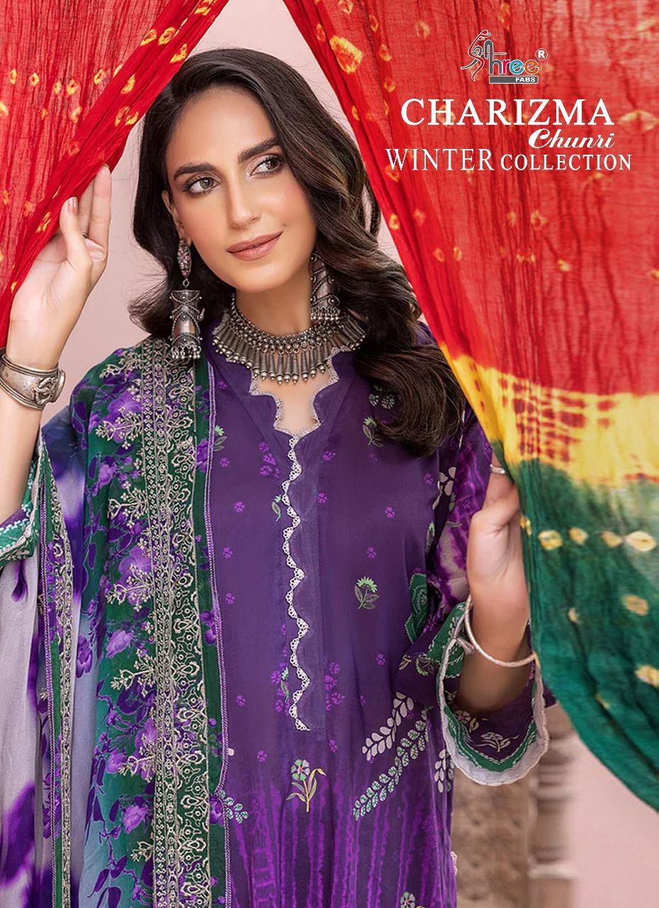 Shree Fabs Charizma Pashmina With Heavy Embroidery Work Stylish Designer Pakistani Salwar Kameez