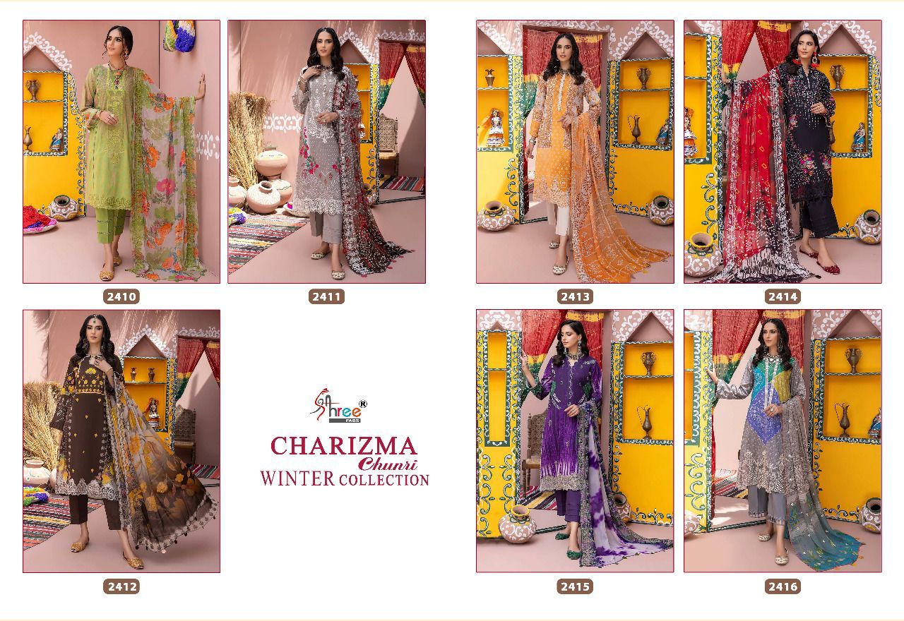 Shree Fabs Charizma Pashmina With Heavy Embroidery Work Stylish Designer Pakistani Salwar Kameez