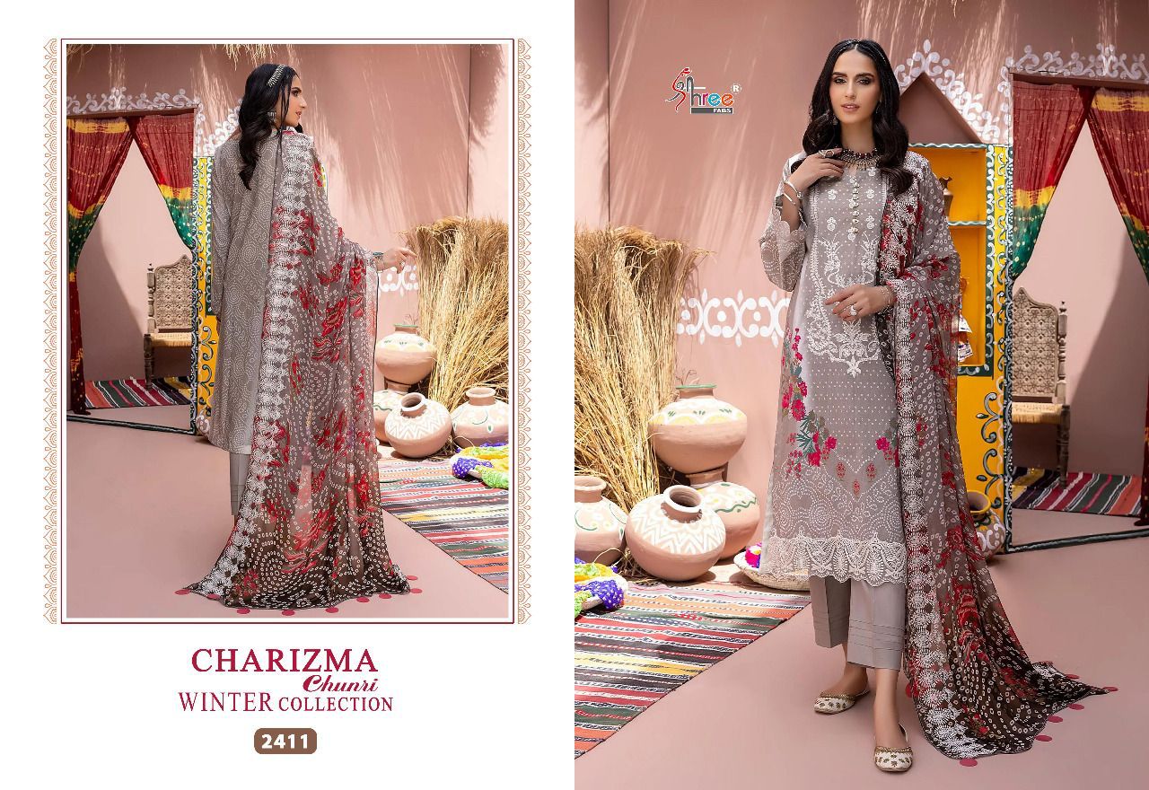 Shree Fabs Charizma Pashmina With Heavy Embroidery Work Stylish Designer Pakistani Salwar Kameez