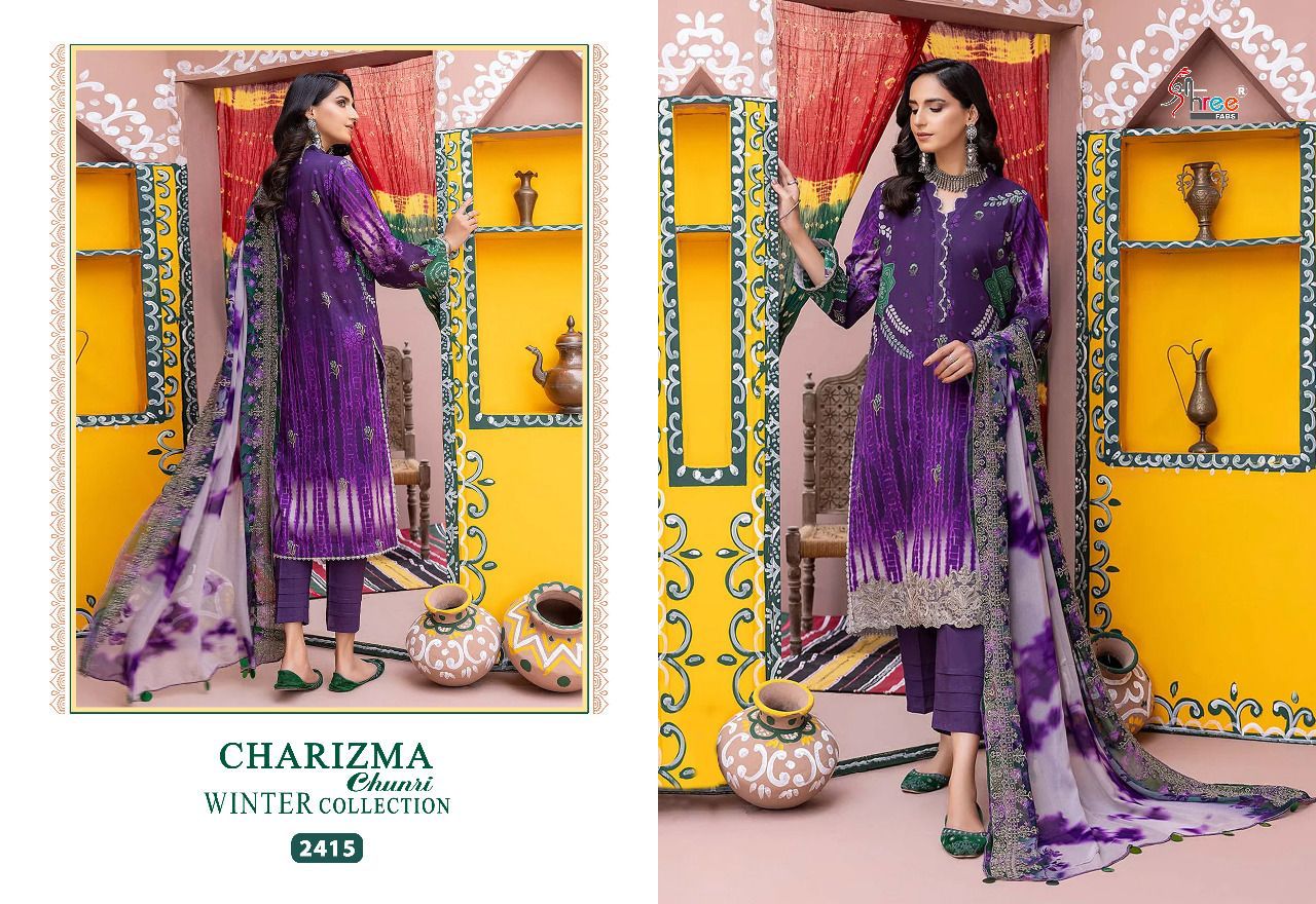 Shree Fabs Charizma Pashmina With Heavy Embroidery Work Stylish Designer Pakistani Salwar Kameez