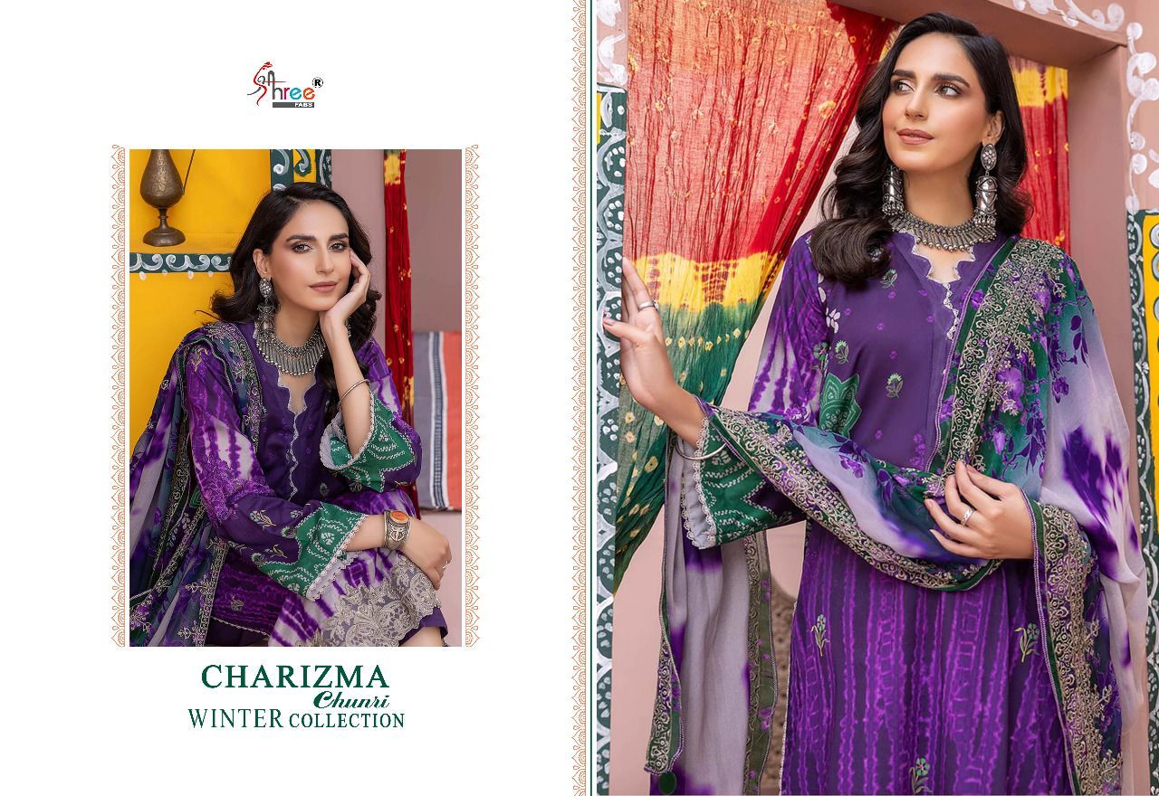 Shree Fabs Charizma Pashmina With Heavy Embroidery Work Stylish Designer Pakistani Salwar Kameez