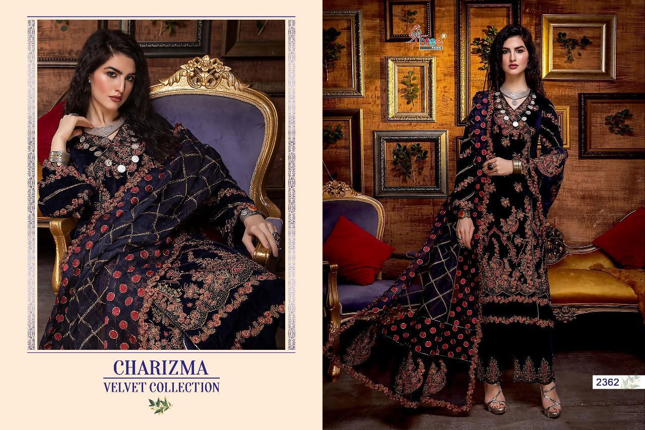 Shree Fabs Charizma Collection With Heavy Embroidery Work Stylish Designer Pakistani Party Wear Salwar Kameez